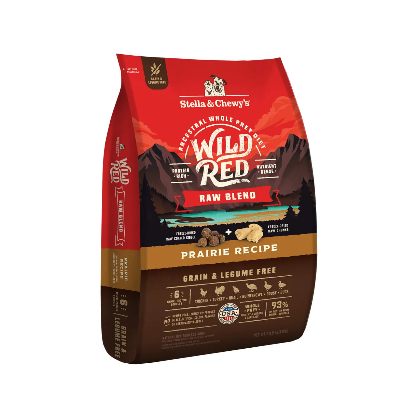 Stella & Chewy's Wild Red Raw Blend Grain Free Dry Dog Food