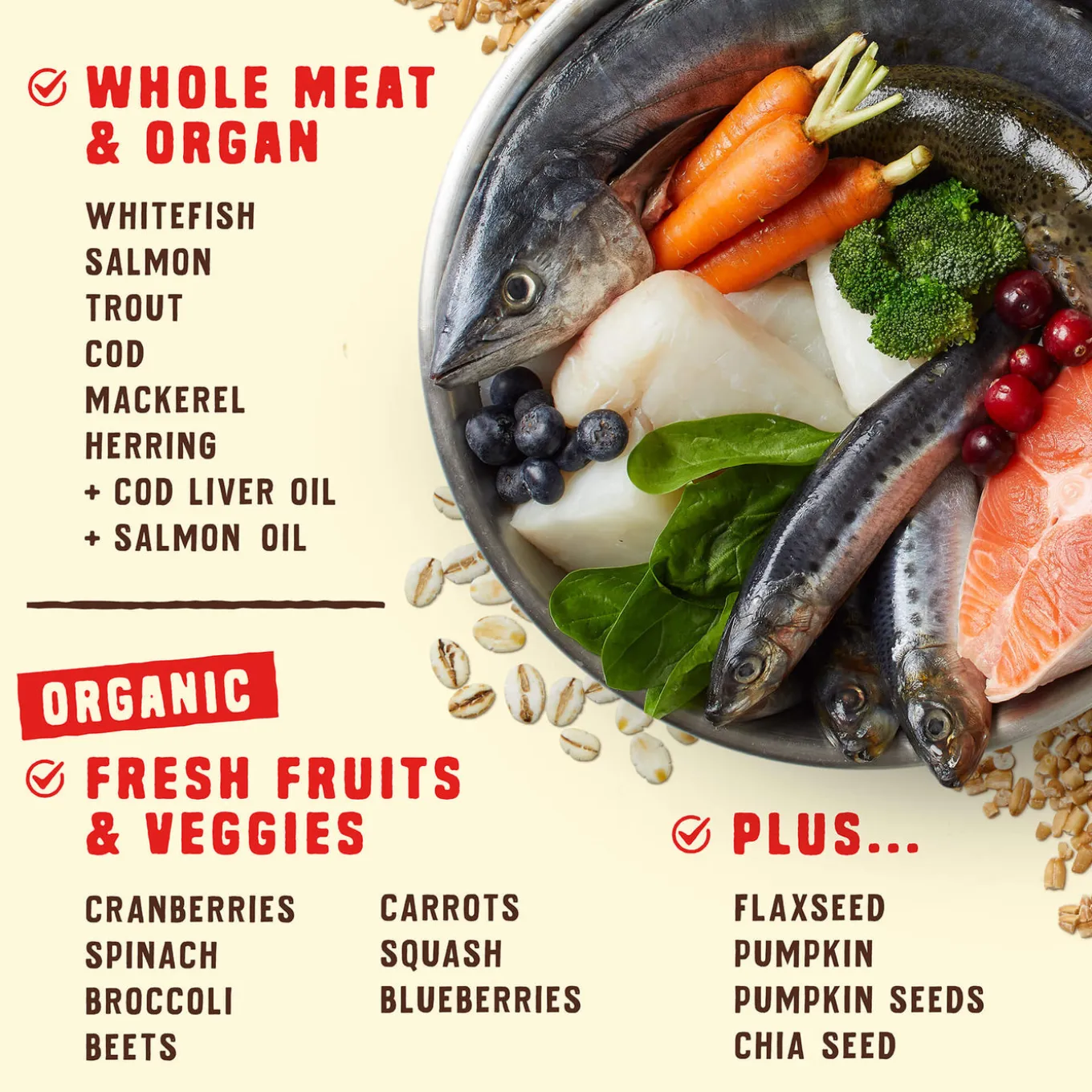 Stella & Chewy's Wild Red Raw Coated Wholesome Grains Dry Dog Food