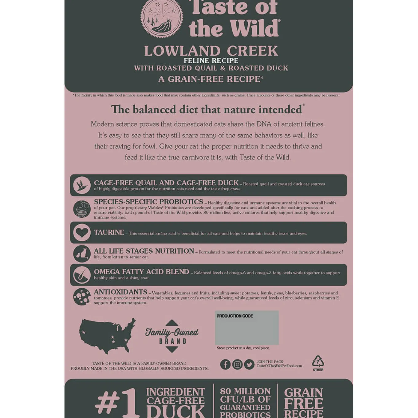 Taste of the Wild Grain-Free Dry Cat Food