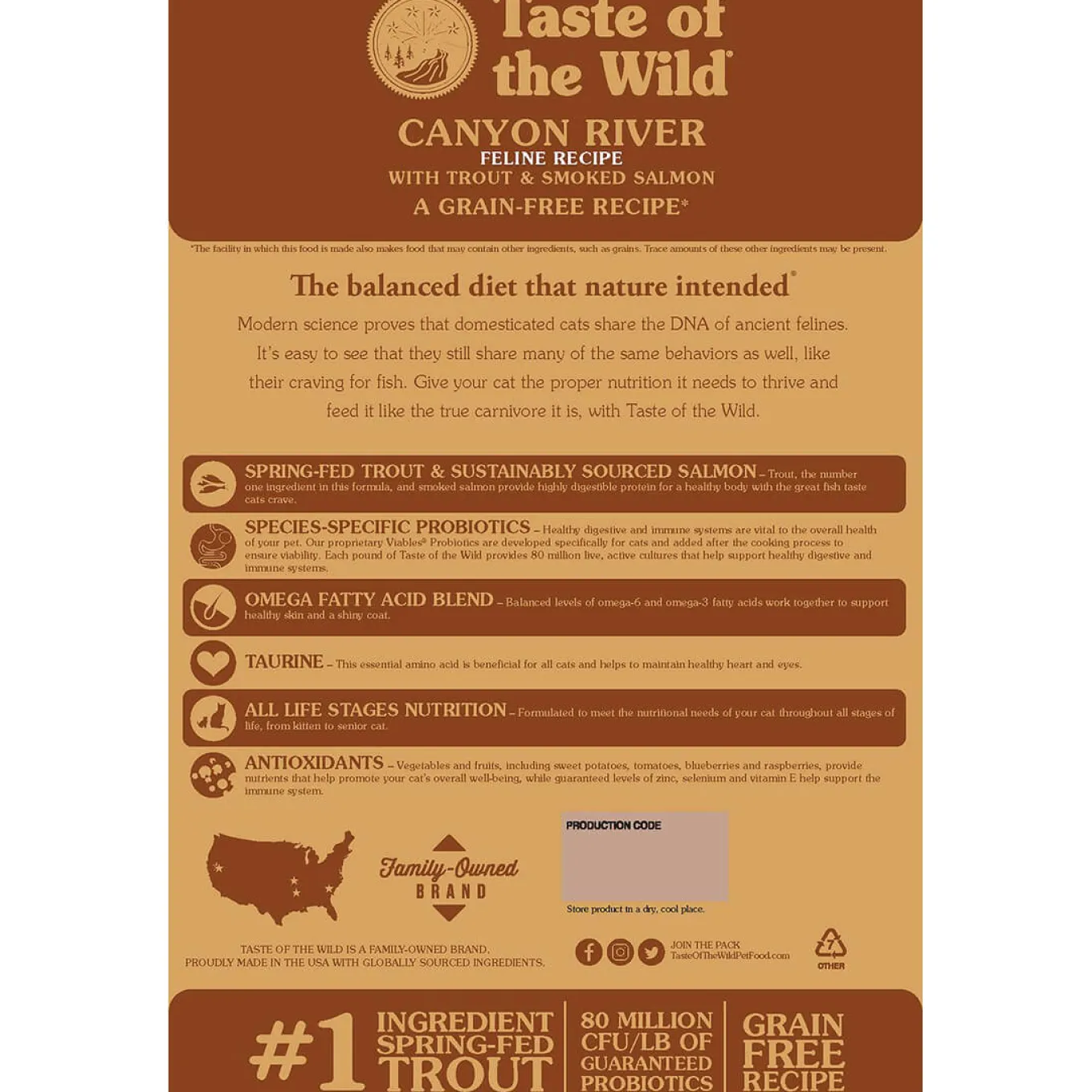 Taste of the Wild Grain-Free Dry Cat Food