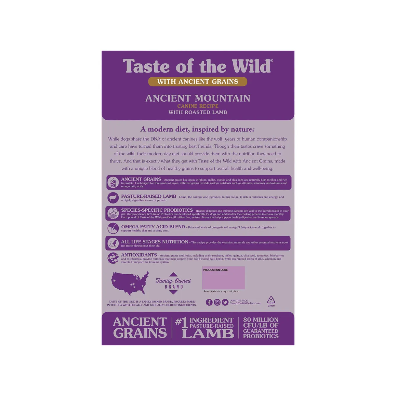 Taste of the Wild Ancient Grains Dry Dog Food