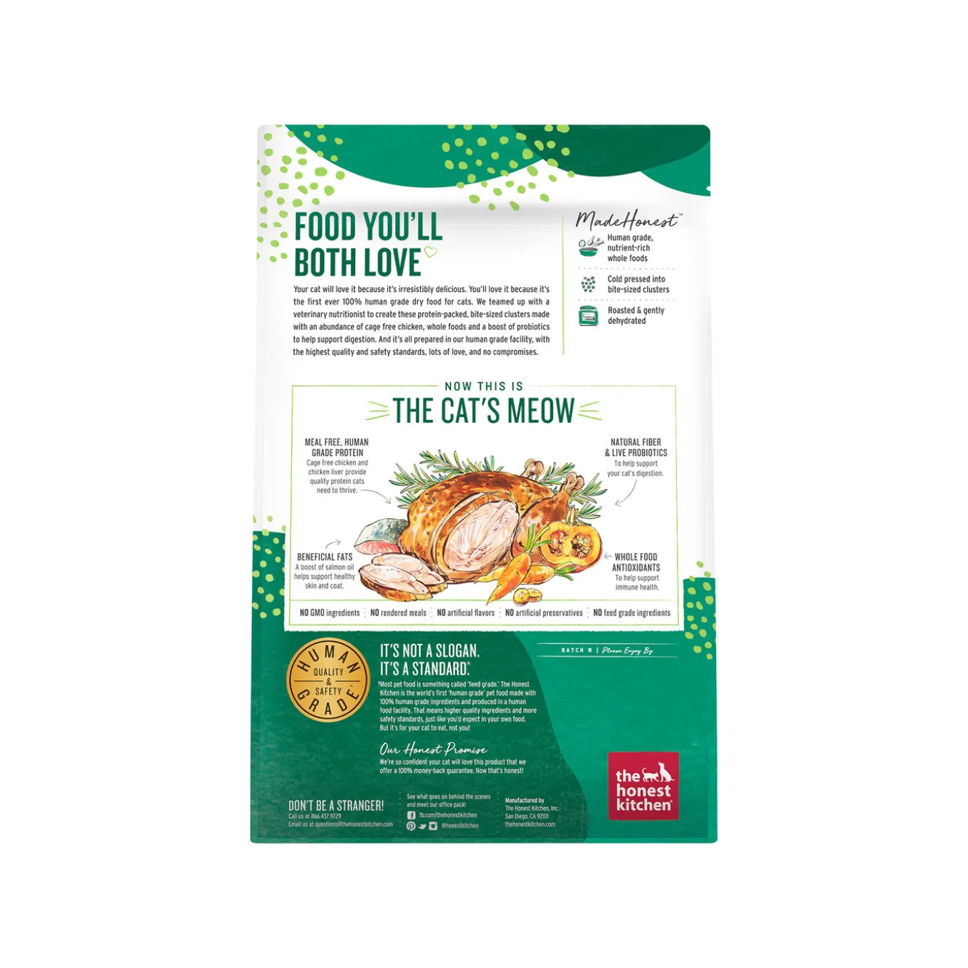 The Honest Kitchen Grain Free Clusters Dry Cat Food