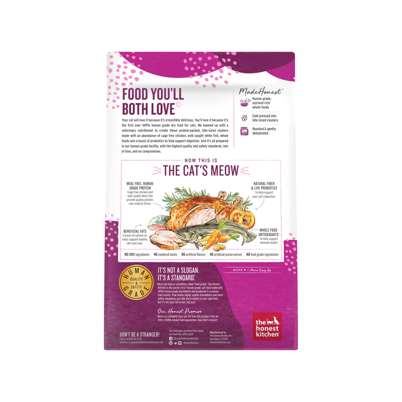 The Honest Kitchen Grain Free Clusters Dry Cat Food
