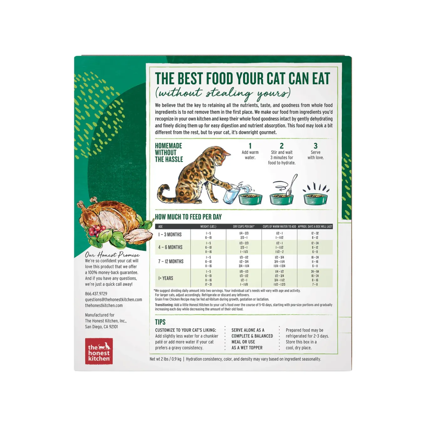 The Honest Kitchen Grain Free Dehydrated Cat Food