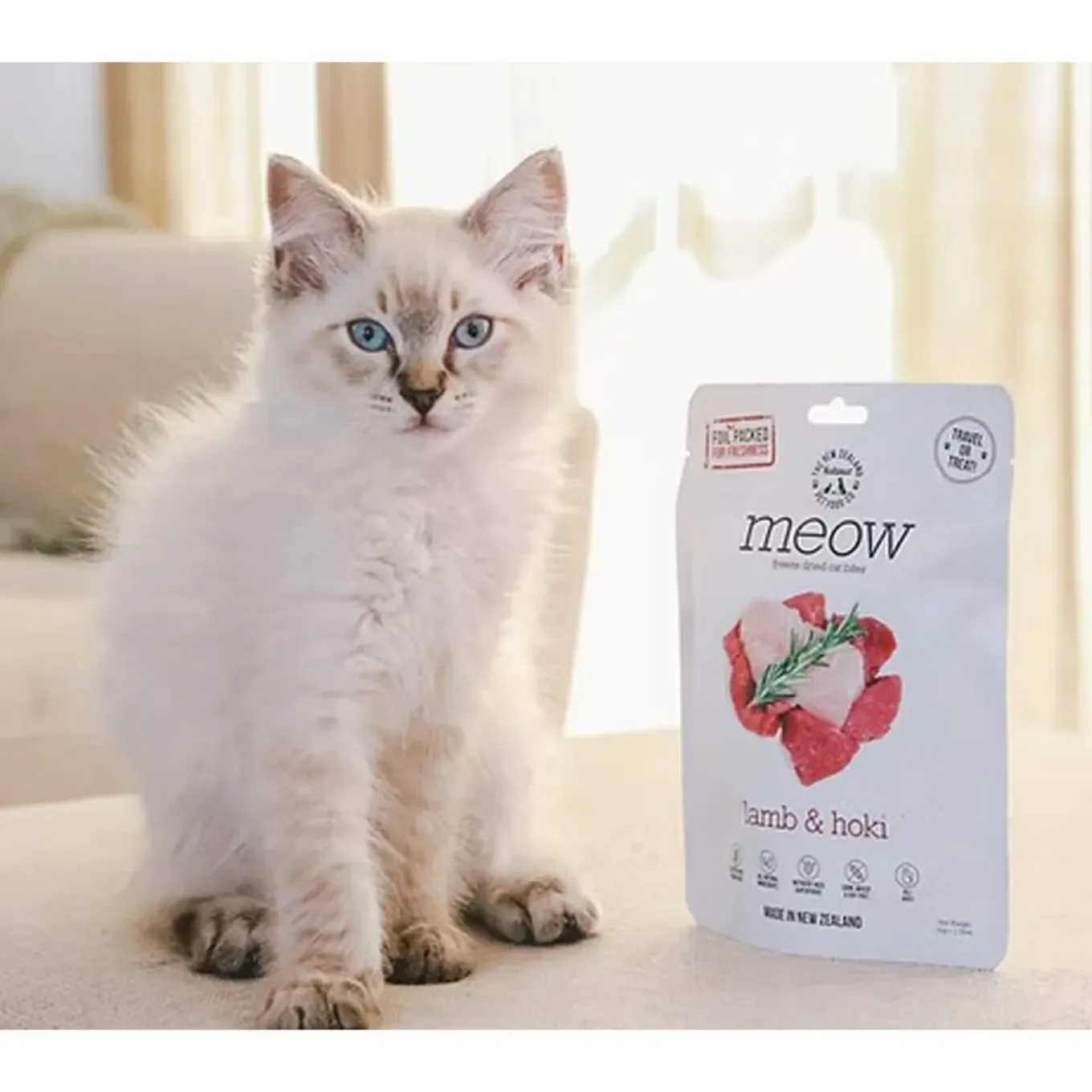 The New Zealand Natural Pet Food Co. MEOW Freeze Dried Cat Food