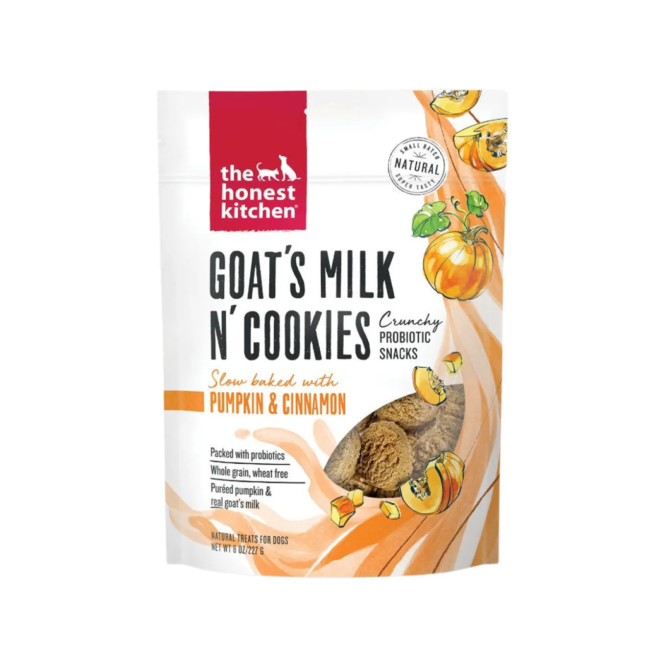 The Honest Kitchen Goat's Milk N' Cookies 8 oz Treats for Dogs