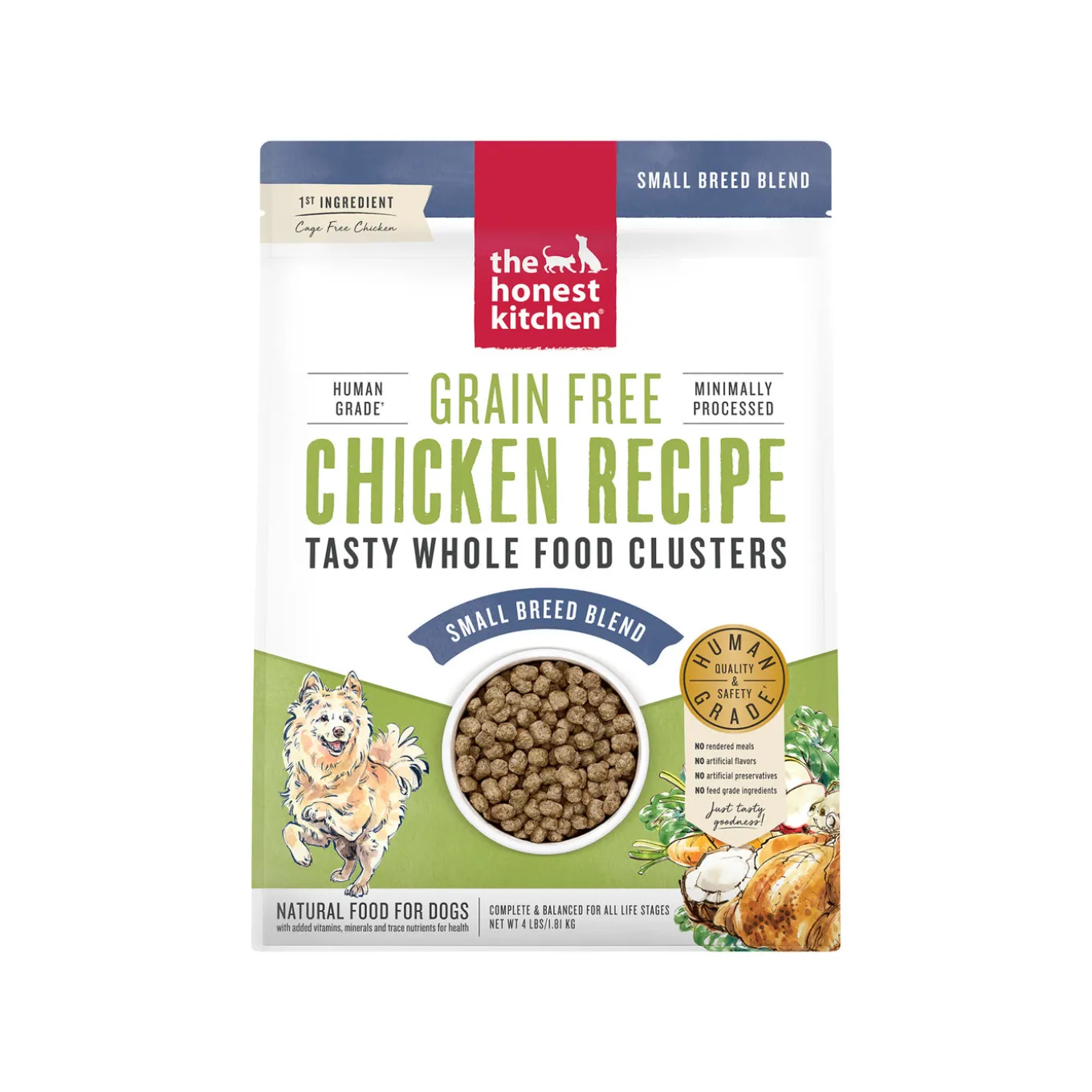 The Honest Kitchen Grain Free Whole Food Clusters Small Breed Dog Food