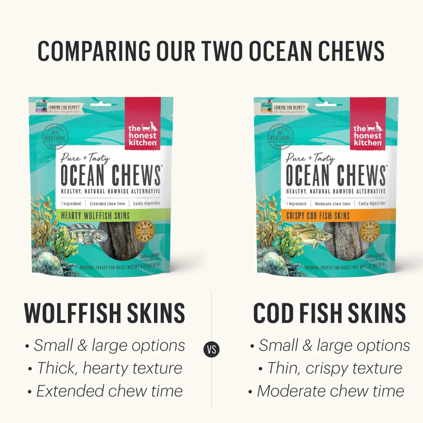 The Honest Kitchen Ocean Dog Chews