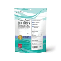 The Honest Kitchen Superfood Crisps Cod Fish Treats for Dogs