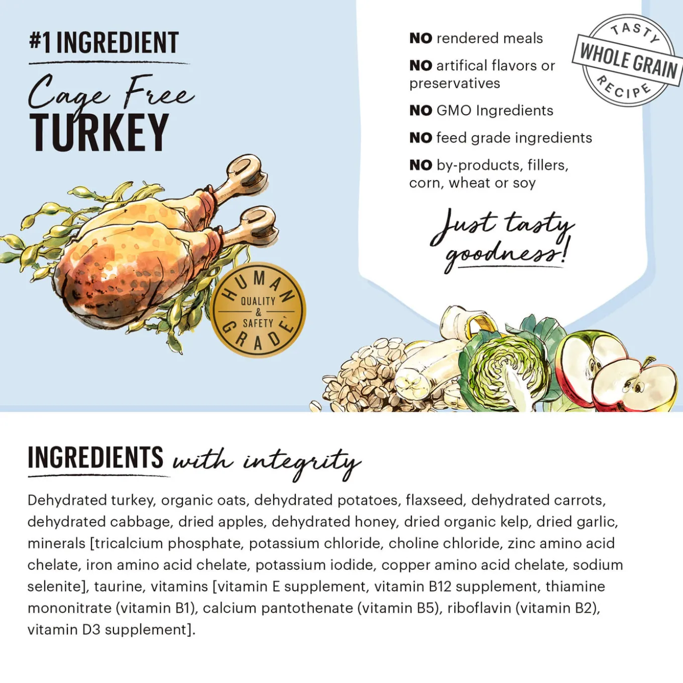 The Honest Kitchen Wholemade Whole Grain Dehydrated Dog Food