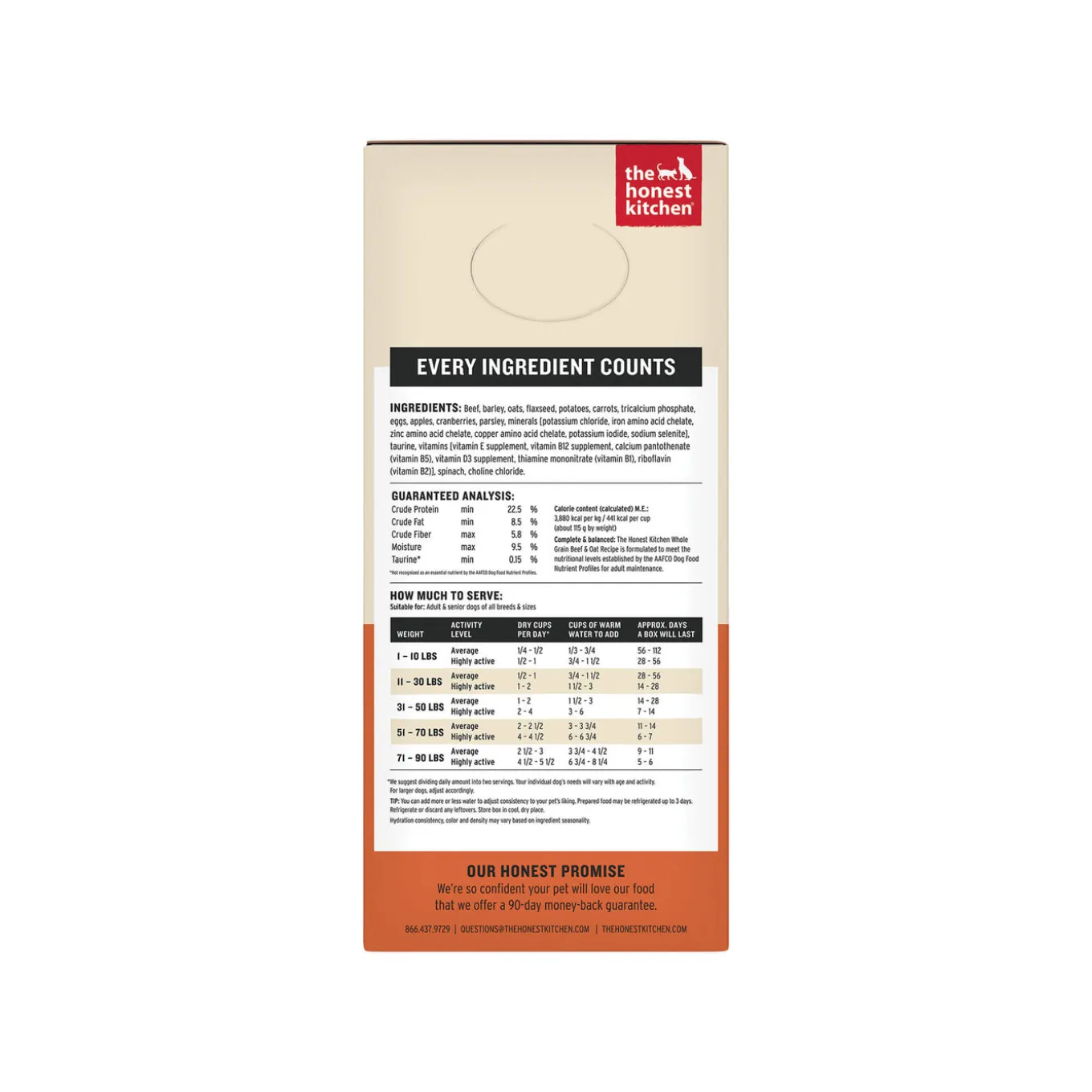 The Honest Kitchen Wholemade Whole Grain Dehydrated Dog Food