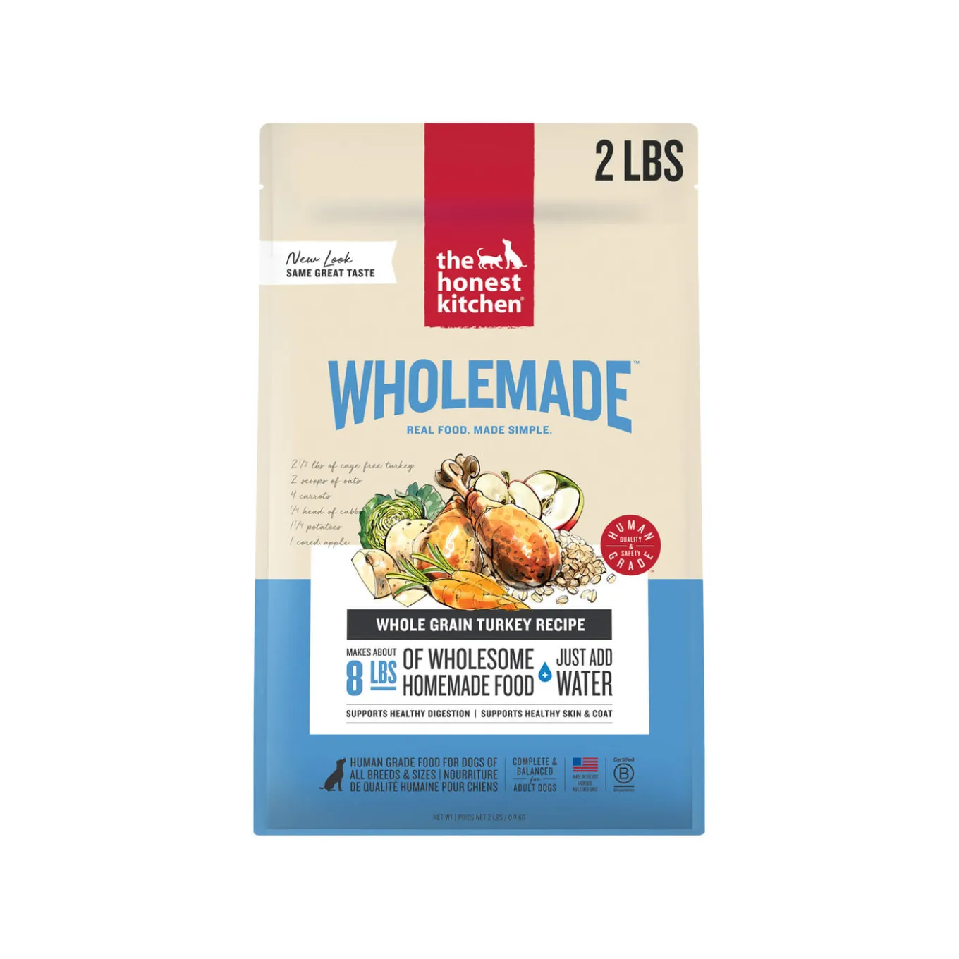 The Honest Kitchen Wholemade Whole Grain Dehydrated Dog Food