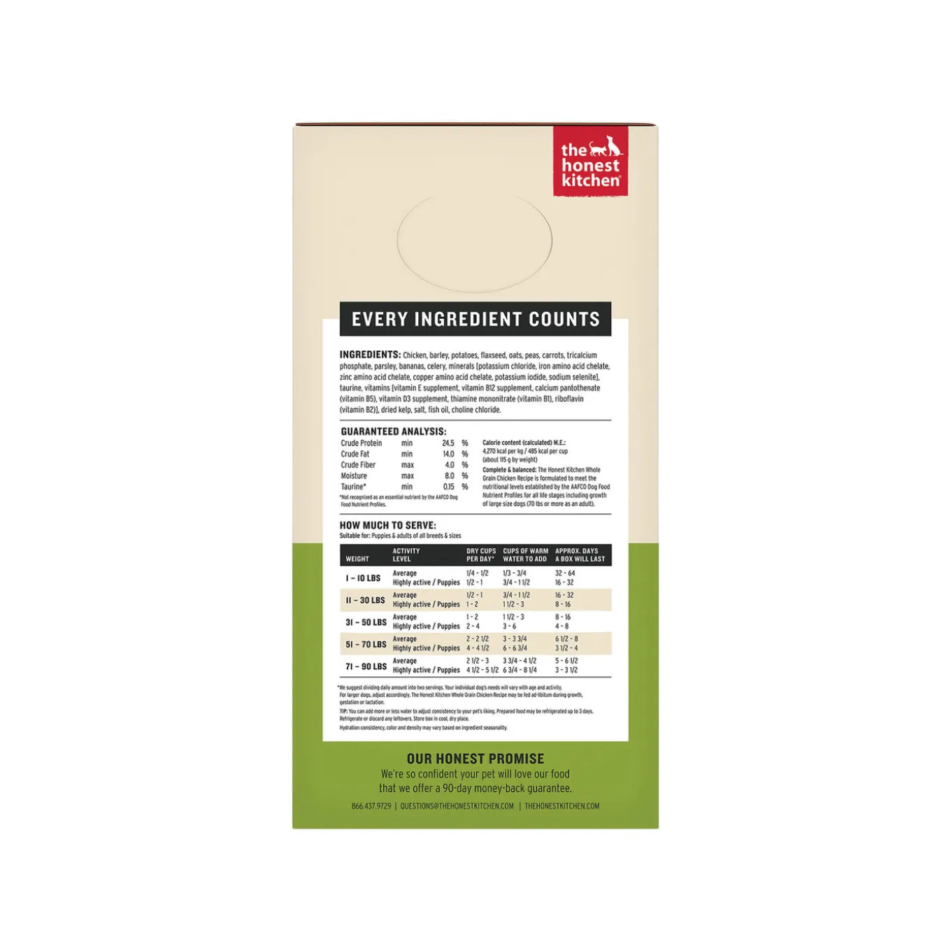 The Honest Kitchen Wholemade Whole Grain Dehydrated Dog Food