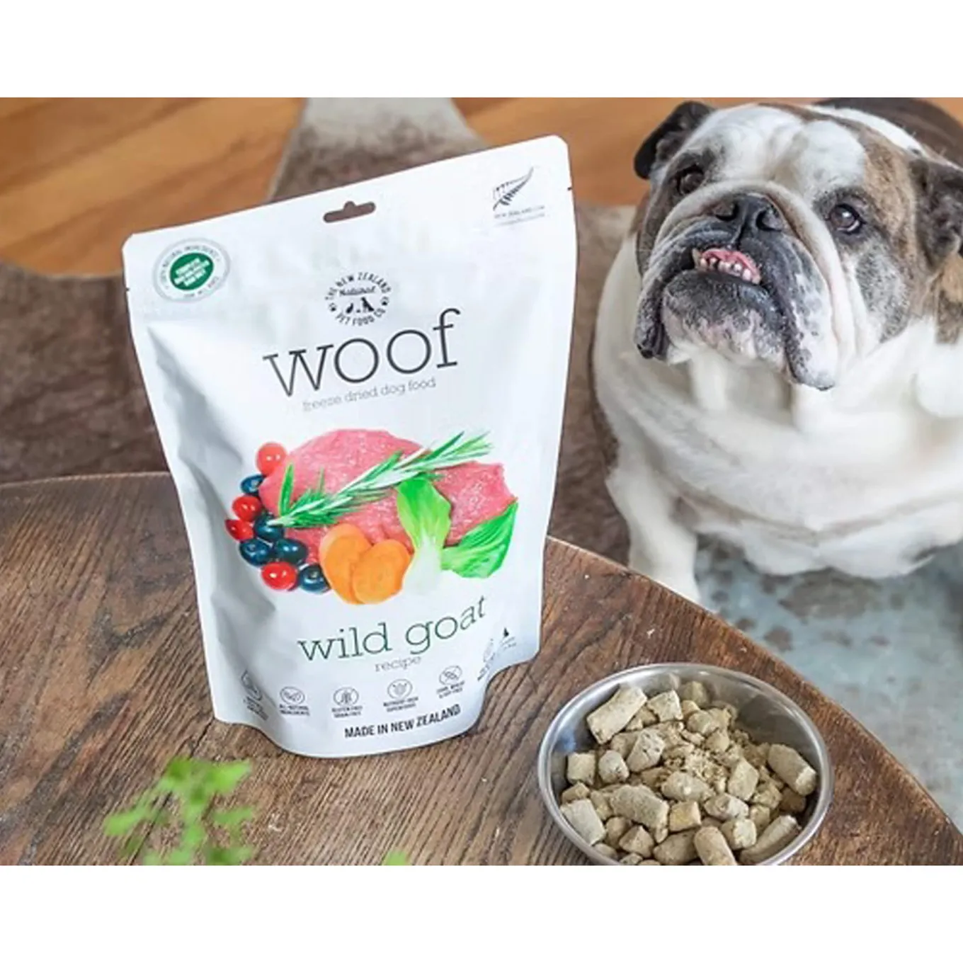 The New Zealand Natural Pet Food Co. WOOF Freeze Dried Dog Food
