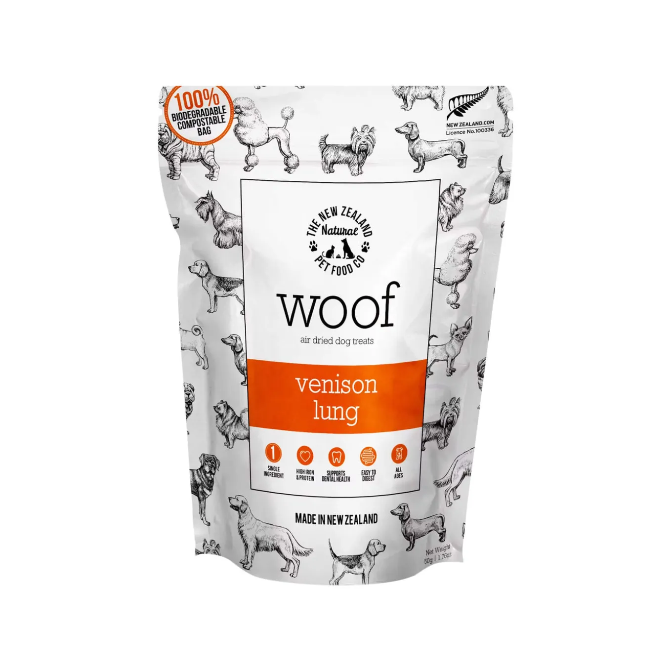 The New Zealand Natural Pet Food Co. WOOF Air Dried Dog Treats