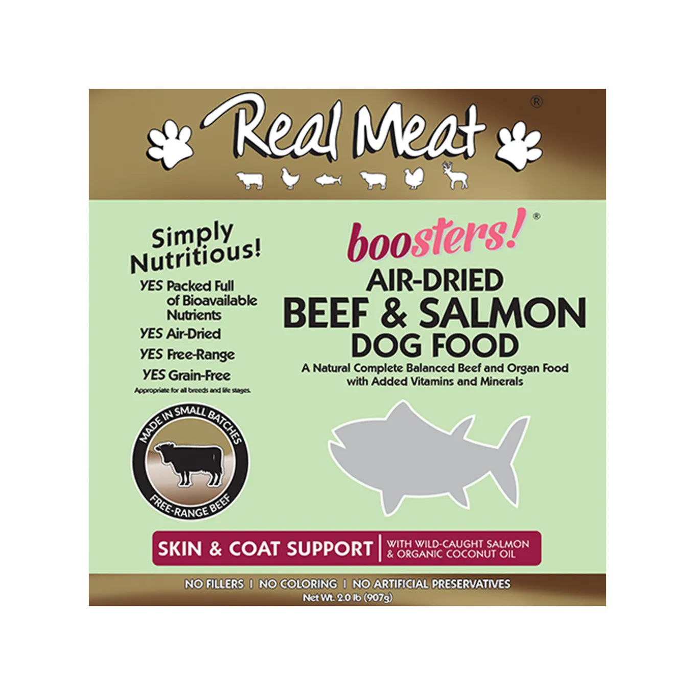 The Real Meat Company Boosters Air-Dried Dog Food