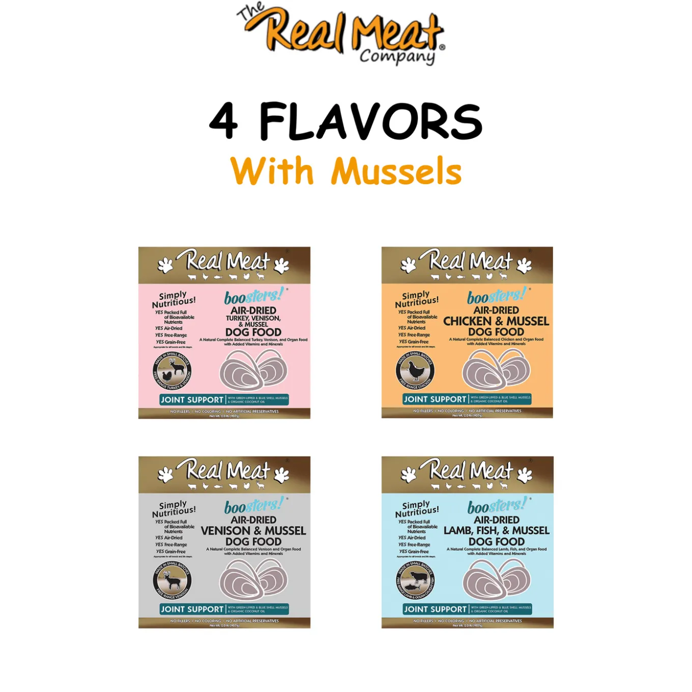 The Real Meat Company Boosters Air-Dried Dog Food
