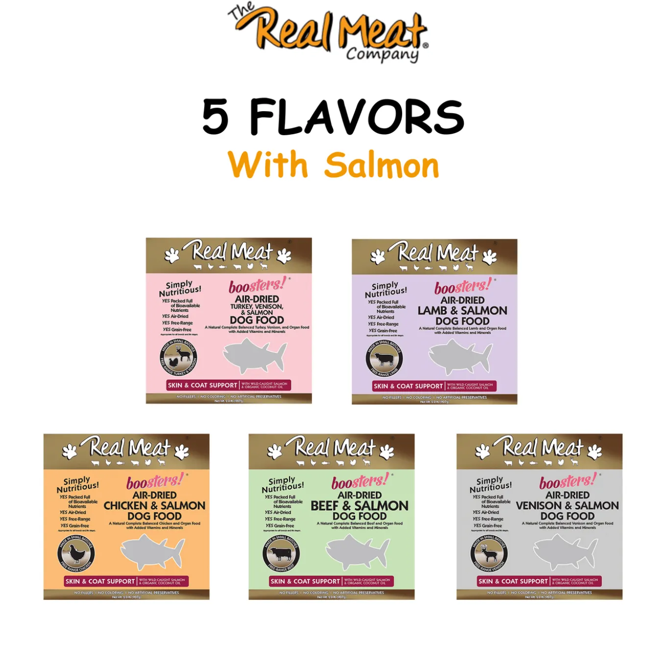 The Real Meat Company Boosters Air-Dried Dog Food
