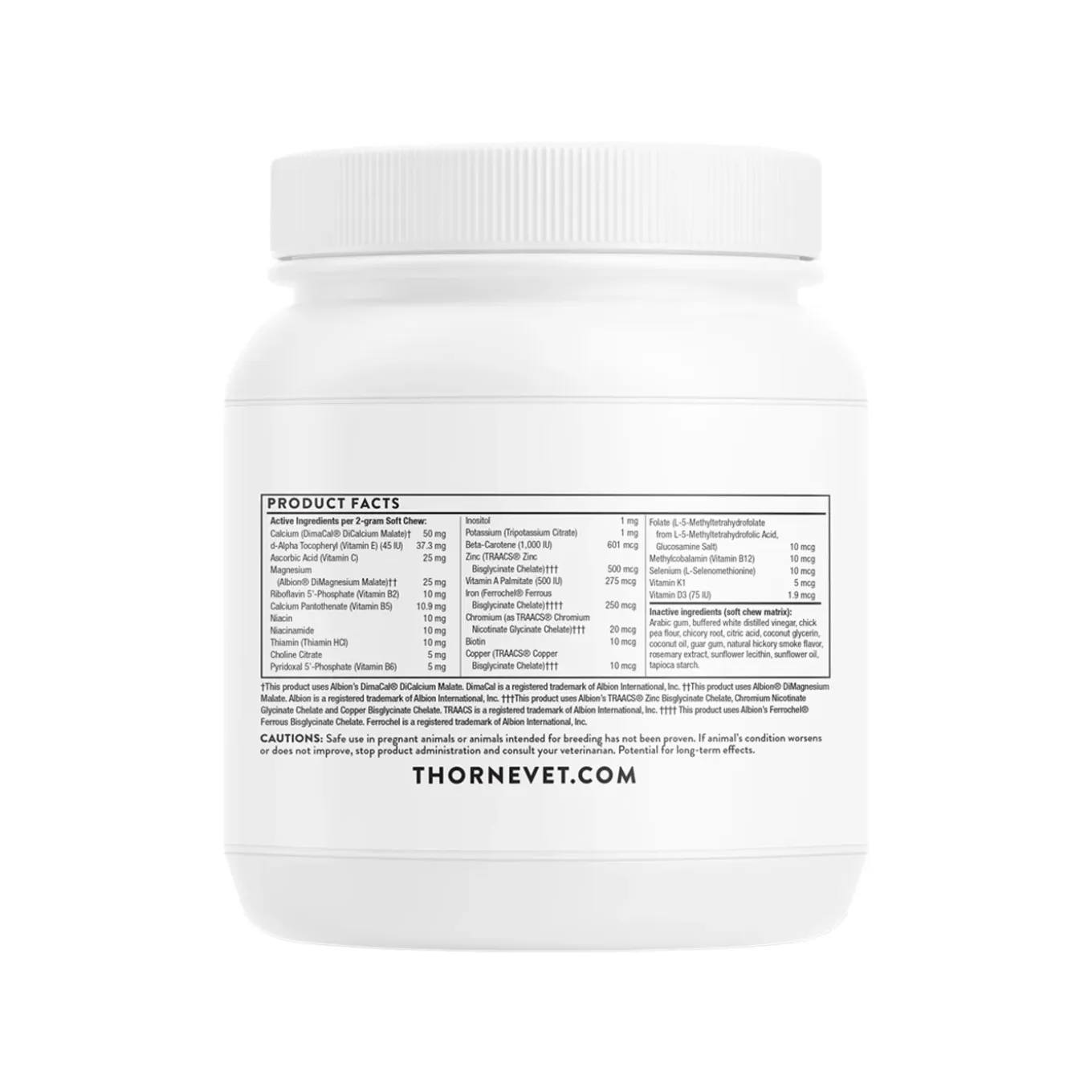 ThorneVet Canine Basics Nutrients Dog Supplement
