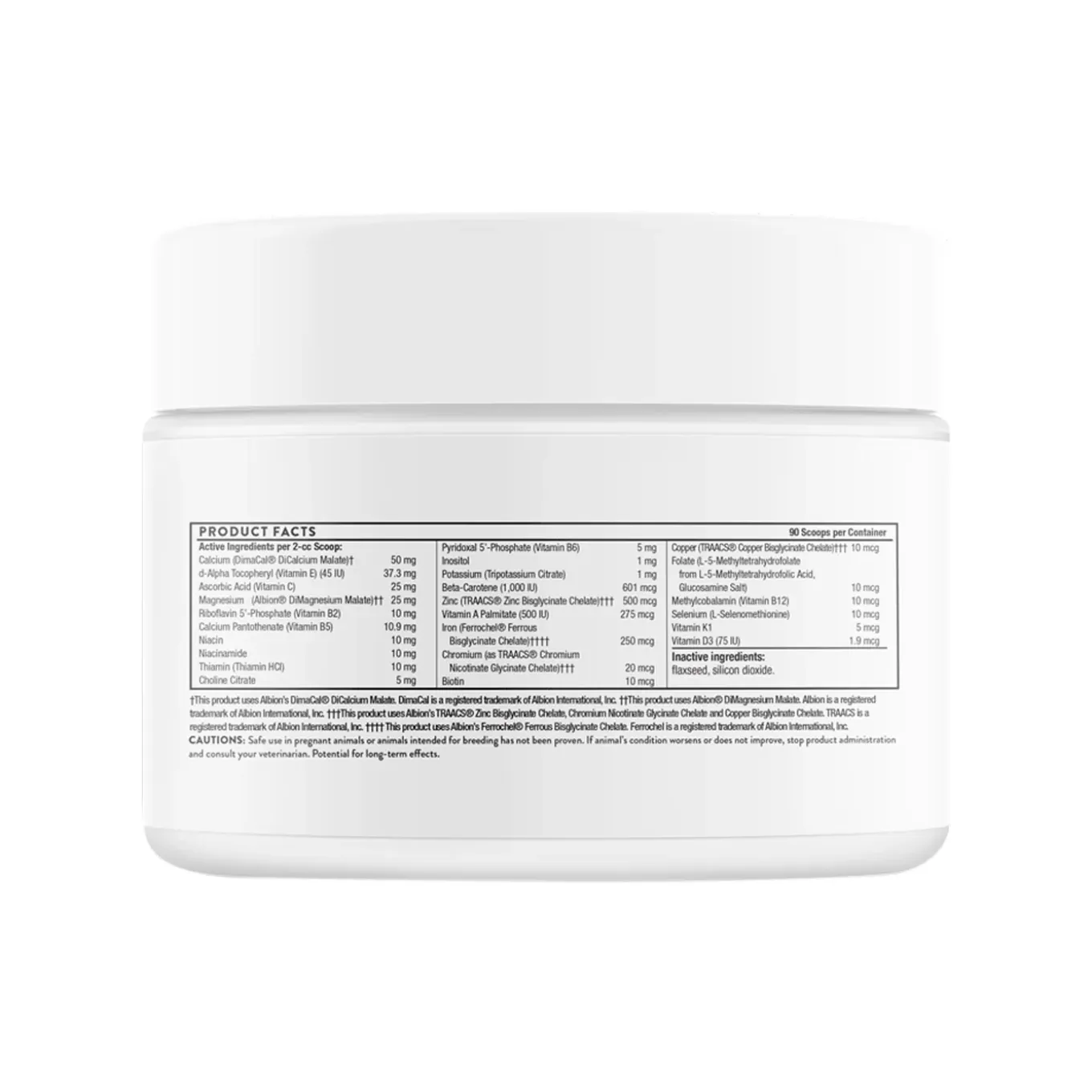 ThorneVet Canine Basics Nutrients Dog Supplement