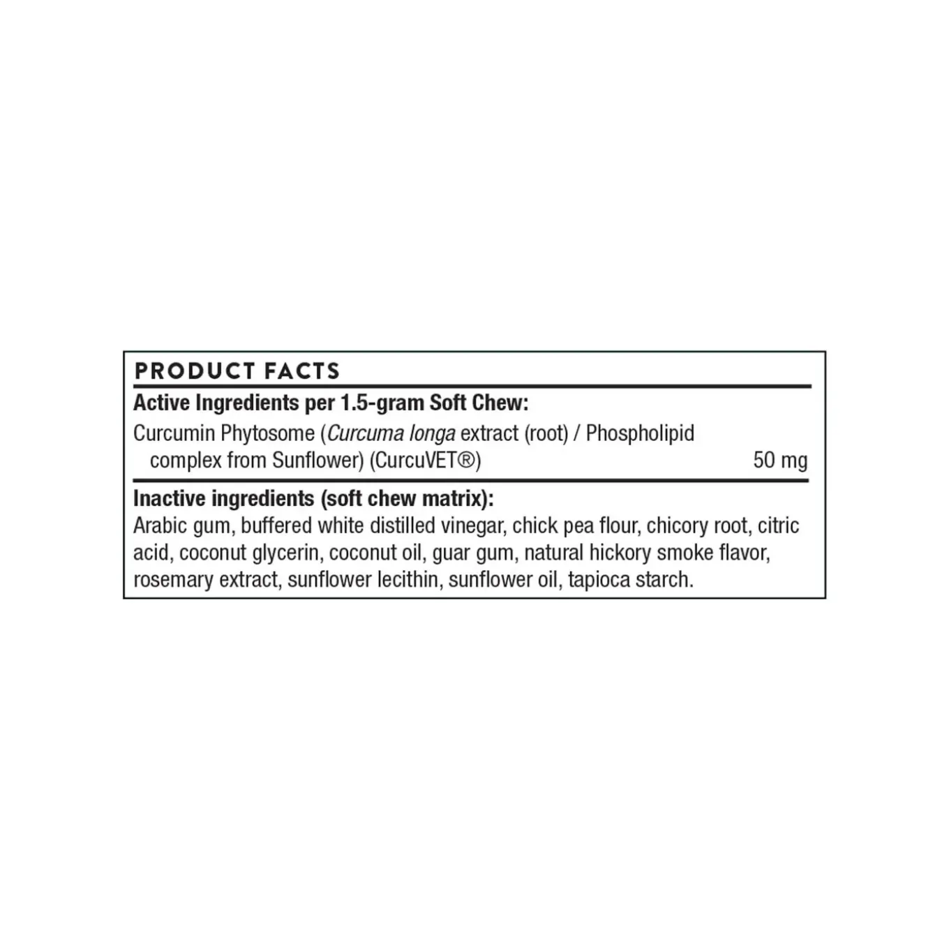ThorneVet CurcuVET-SA50 Dog & Cat Supplement