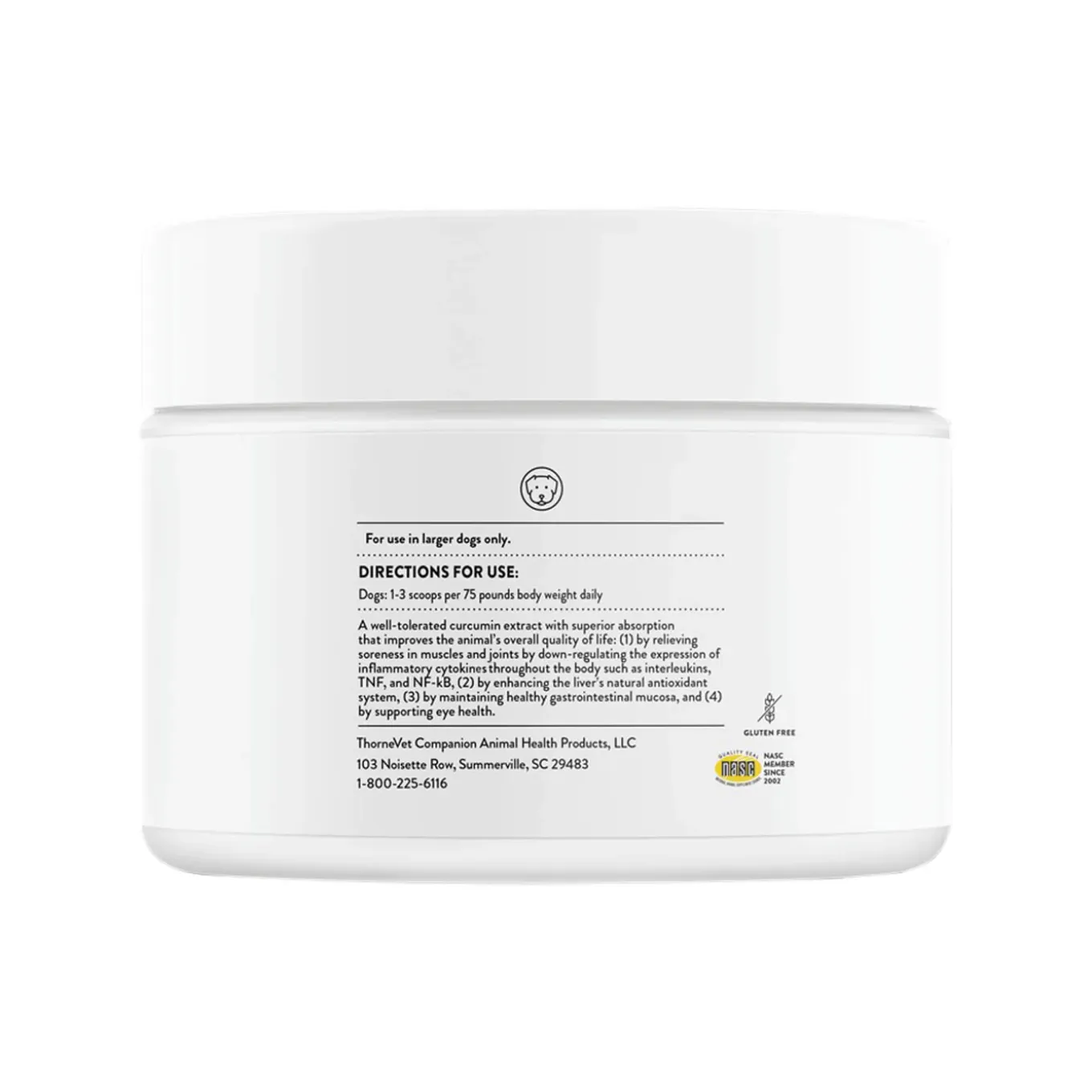ThorneVet CurcuVET-SA150 Dog & Cat Supplement