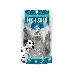 Tickled Pet Icelandic Codfish Skin Twists Dog Treats