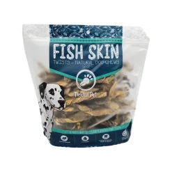 Tickled Pet Icelandic Codfish Skin Twists Dog Treats