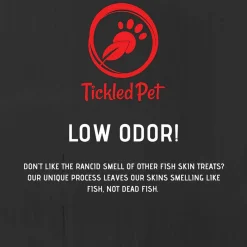 Tickled Pet Icelandic Codfish Skin Rolls Dog Treats