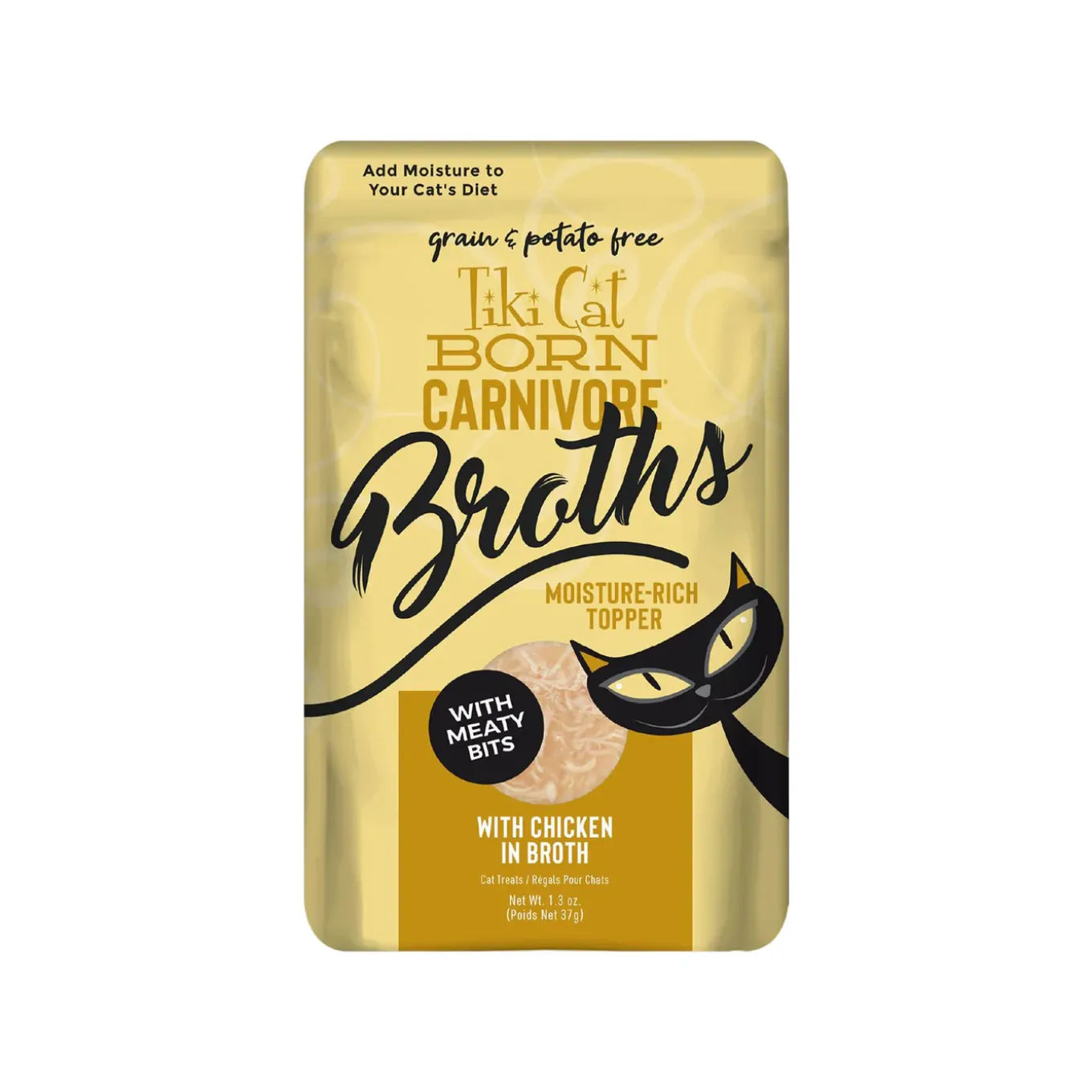Tiki Cat Born Carnivore Broths Wet Cat Food Topper