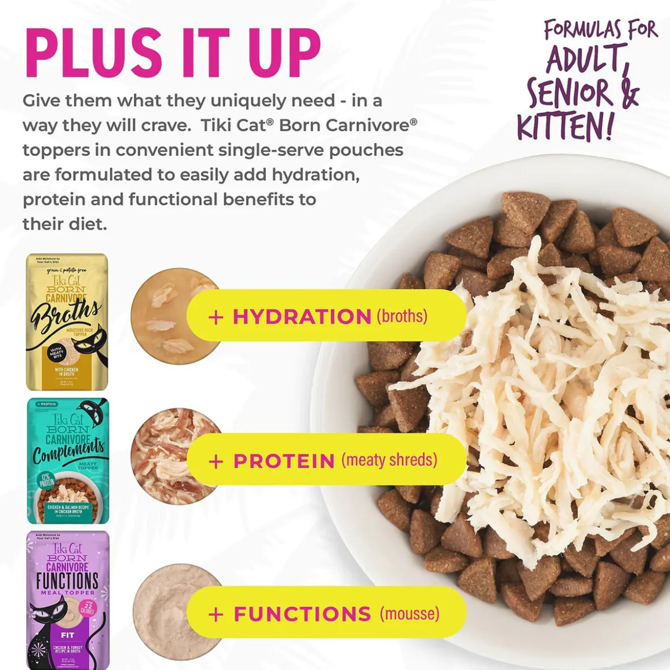 Tiki Cat Born Carnivore Broths Wet Cat Food Topper