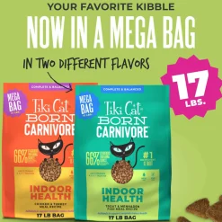 Tiki Cat Born Carnivore Indoor Health Grain-Free Dry Cat Food
