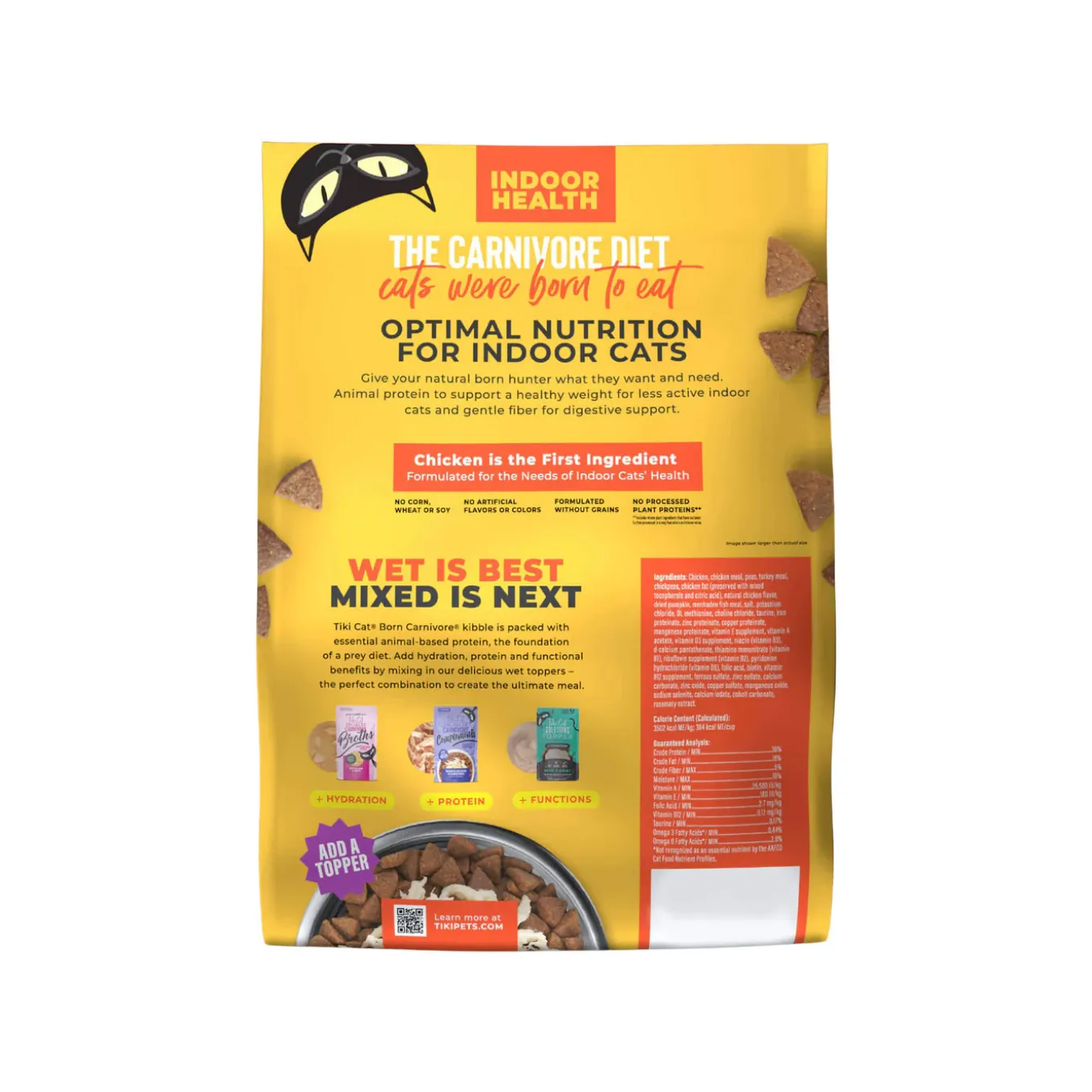 Tiki Cat Born Carnivore Indoor Health Grain-Free Dry Cat Food