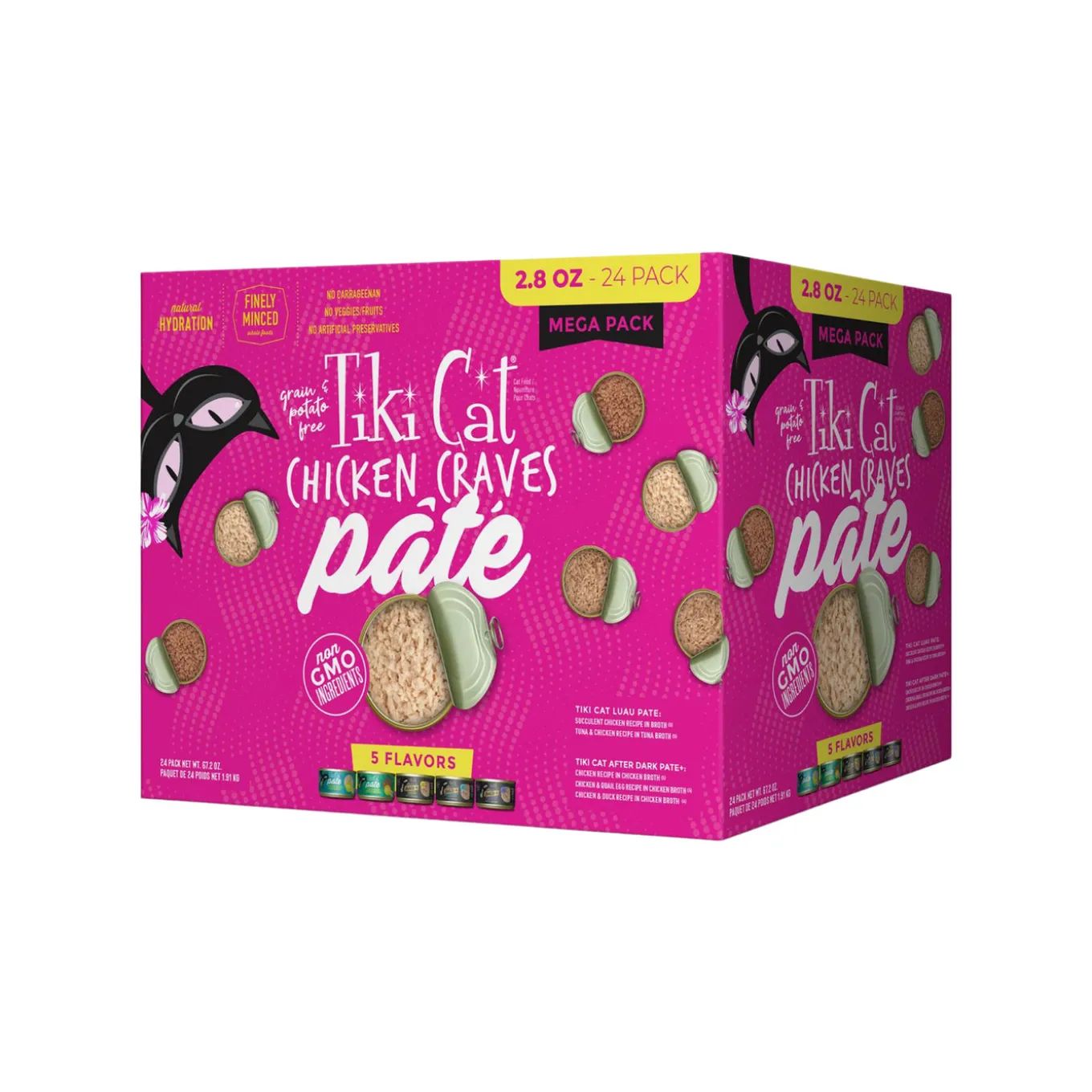 Tiki Cat Chicken Craves Pate Wet Cat Food