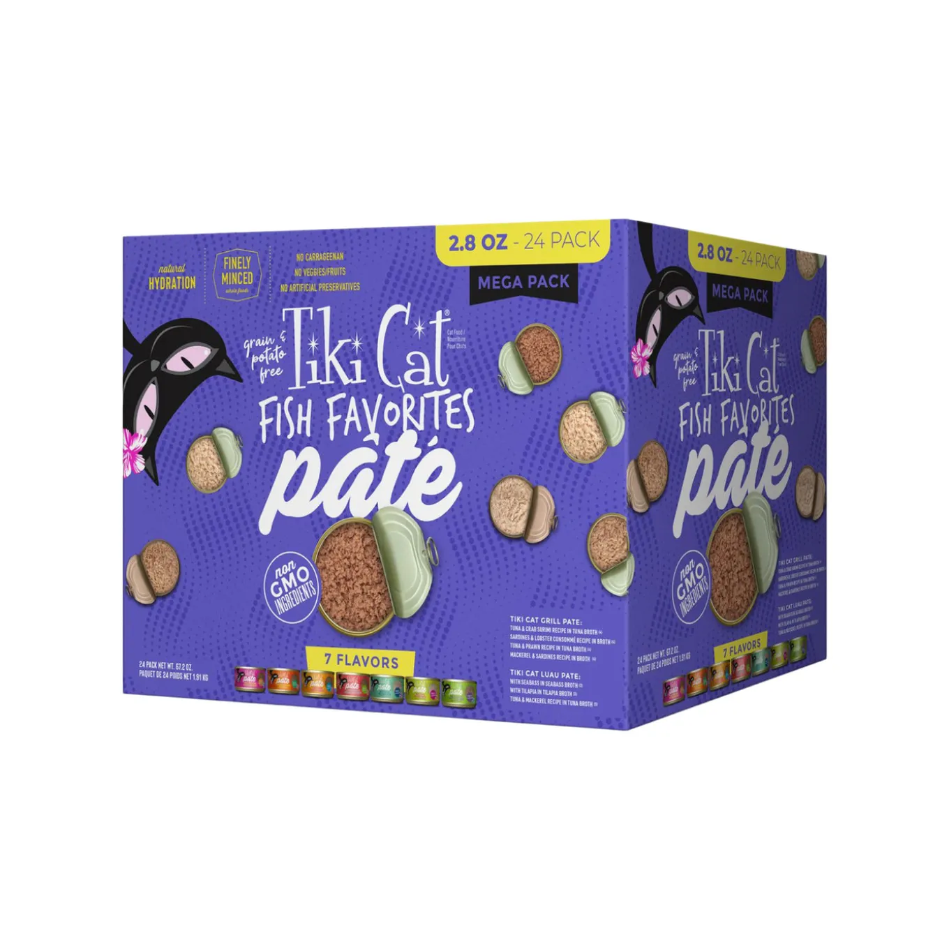 Tiki Cat Fish Favorites Pate Wet Cat Food