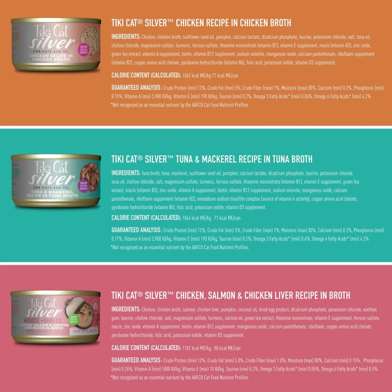 Tiki Cat Silver Wet Cat Food