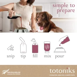 Totoniks Fussy Eater & Hydration Venison Blood Dehydrated Topper for Dogs