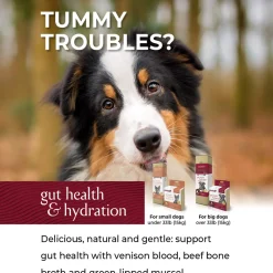 Totoniks Gut Health & Hydration Venison Blood Dehydrated Topper for Dogs
