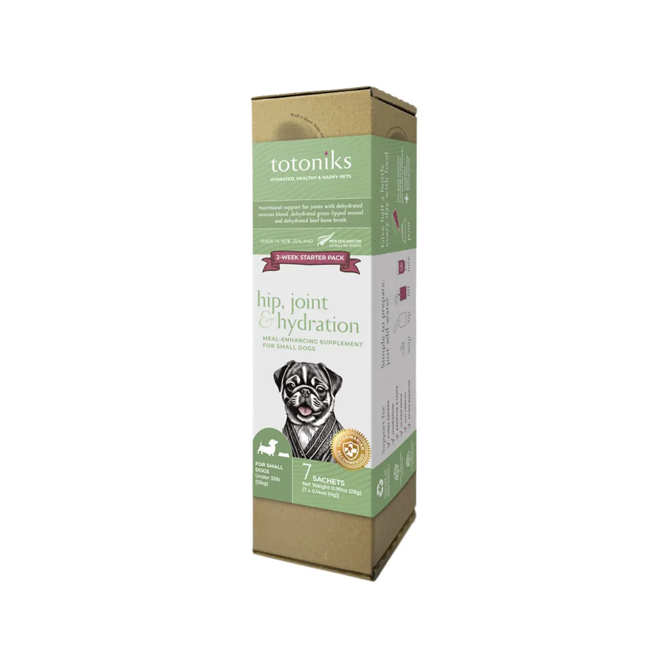 Totoniks Hip, Joint & Hydration Venison Blood Dehydrated Topper for Dogs