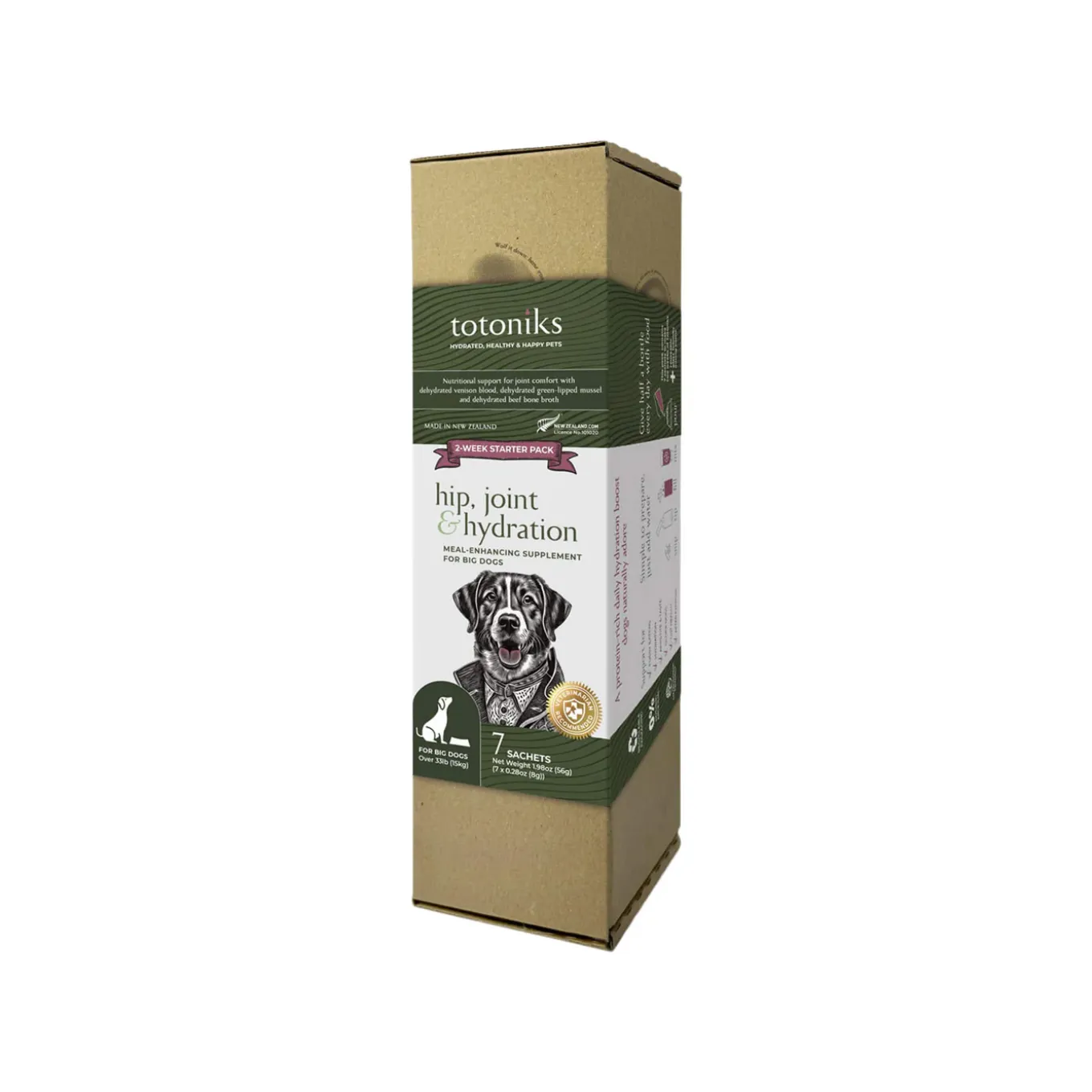 Totoniks Hip, Joint & Hydration Venison Blood Dehydrated Topper for Dogs