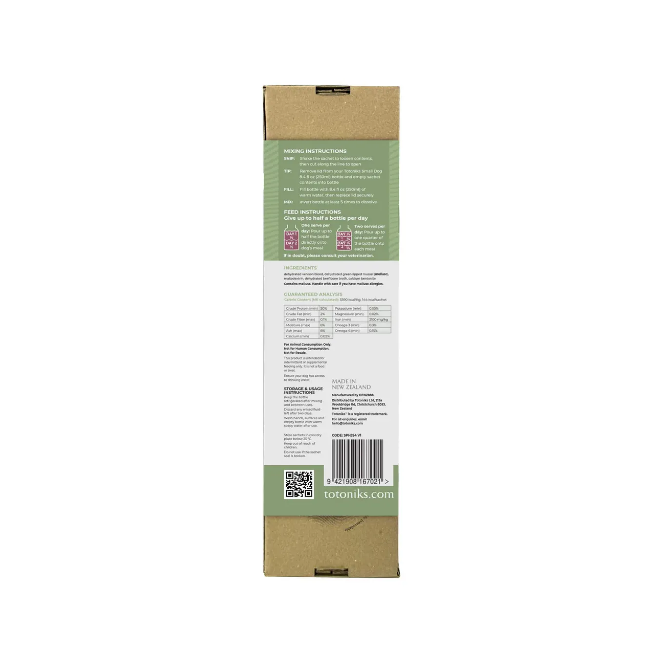 Totoniks Hip, Joint & Hydration Venison Blood Dehydrated Topper for Dogs