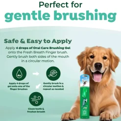 TropiClean Fresh Breath Dog & Cat Finger Brushes