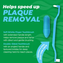 Tropiclean Fresh Breath Odor & Tartar Control Cat Dental Kit