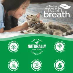 Tropiclean Fresh Breath Odor & Tartar Control Cat Dental Kit
