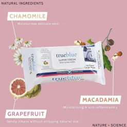 TrueBlue Super Fresh Body and Paw Wipes