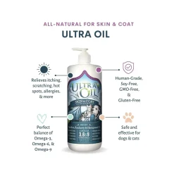 Ultra Oil Skin & Coat Supplement with Hempseed Oil