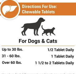 VetClassics Liver Support Cat and Dog Supplement