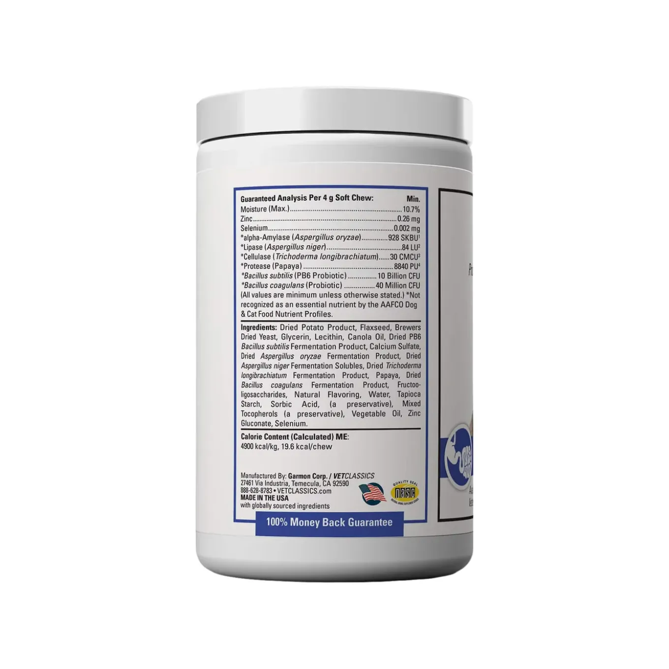 VetClassics Protegrity GI Probiotic Soft Chews for Dogs & Cats