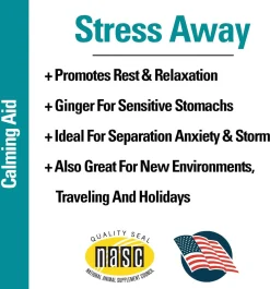 VetClassics Stress Away Cat and Dog Supplement