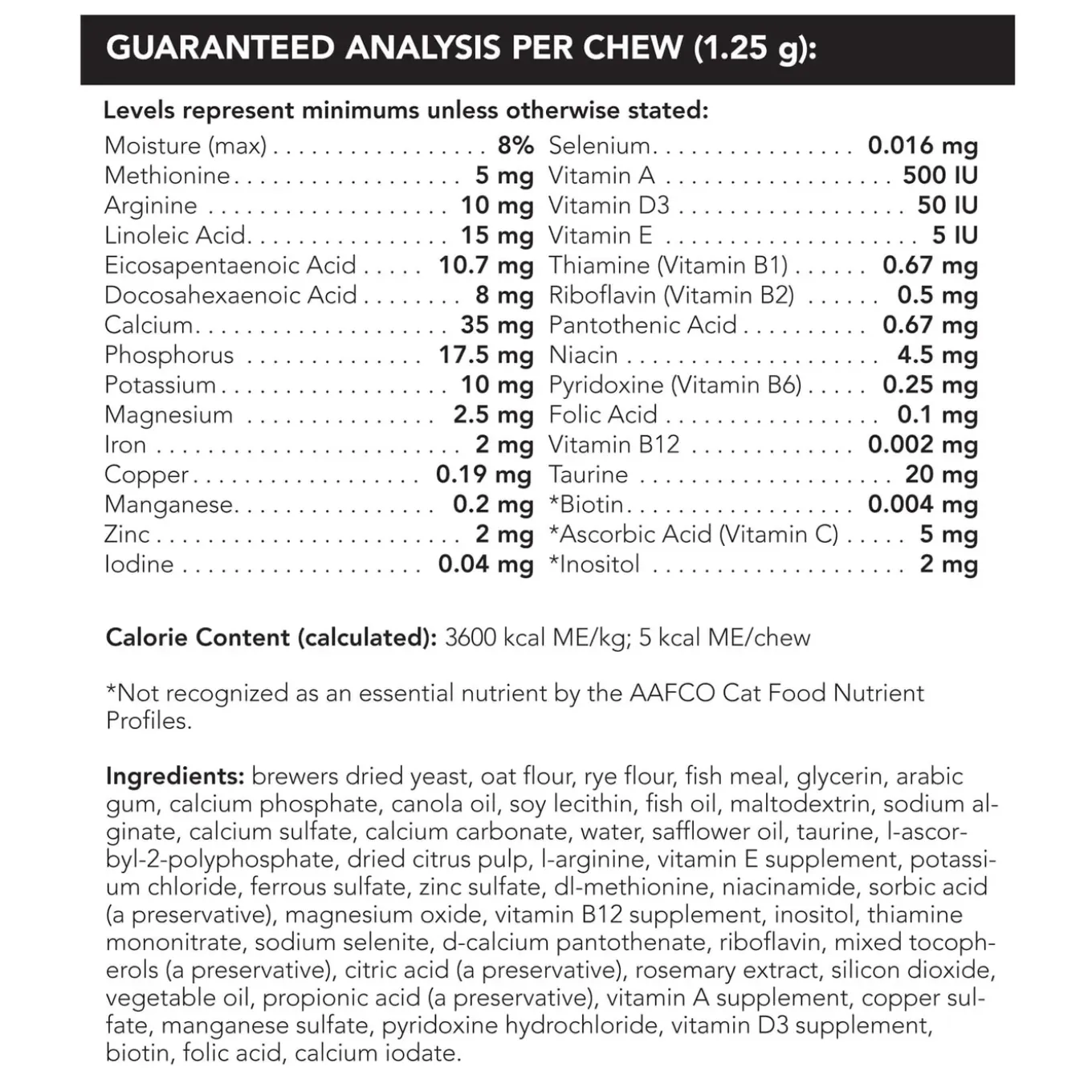 VetriScience 27+ Active Health Multivitamin for Cats